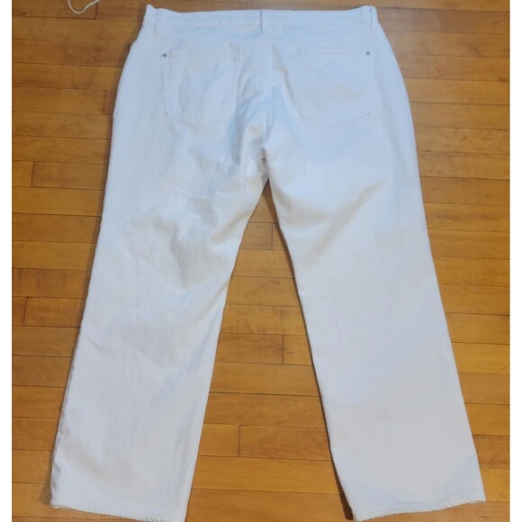 James Icon Women's 20 White Denim Jeans Classics Casual Regular  40x30 - Picture 8 of 11